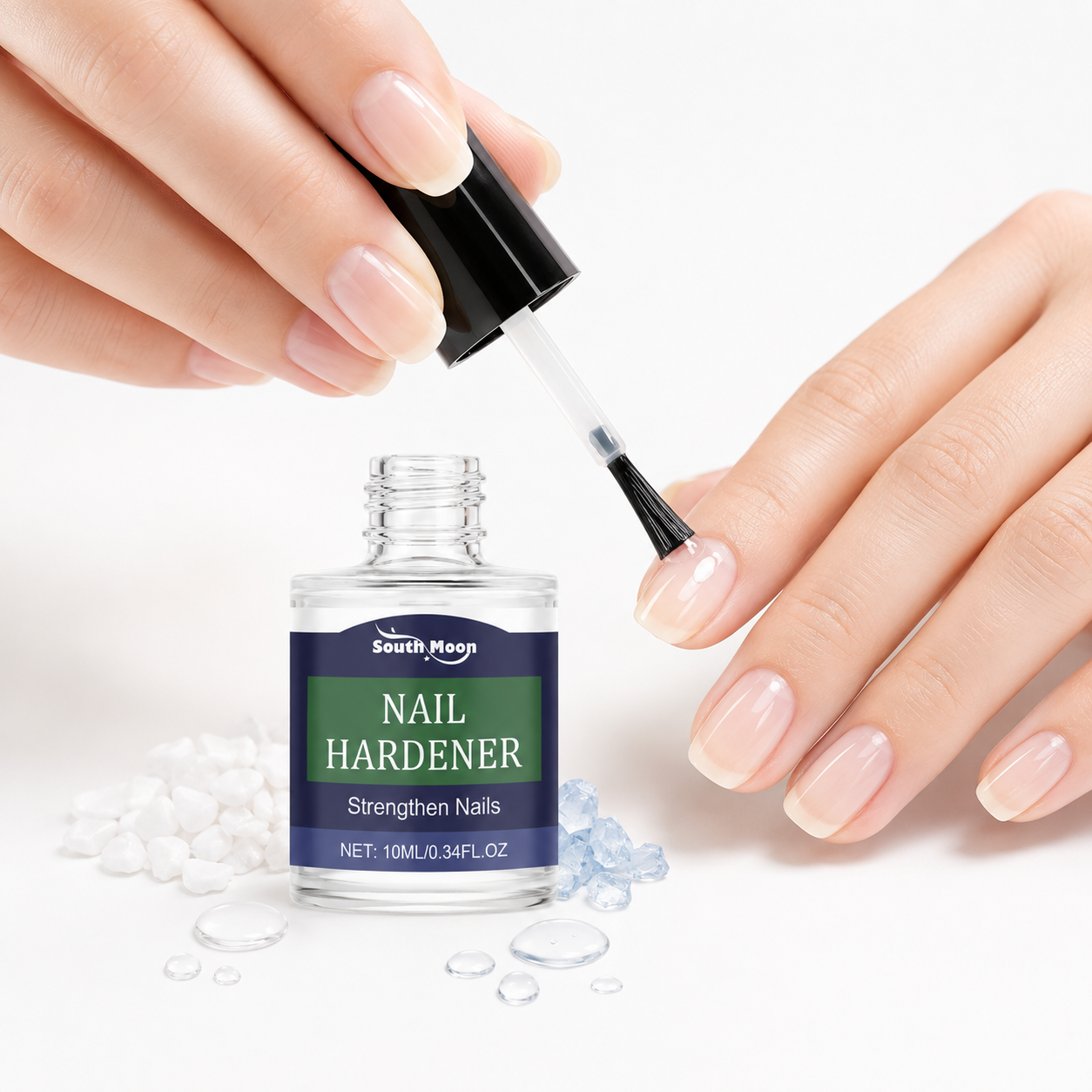Hyaluronic acid nail strengthener